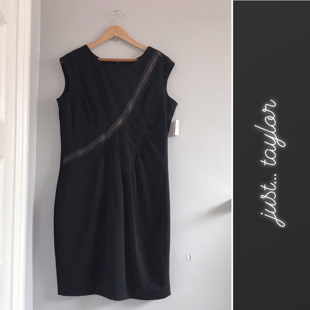 🏝️ Just... Taylor NWT Sleeveless Office Sheath Dress • 16